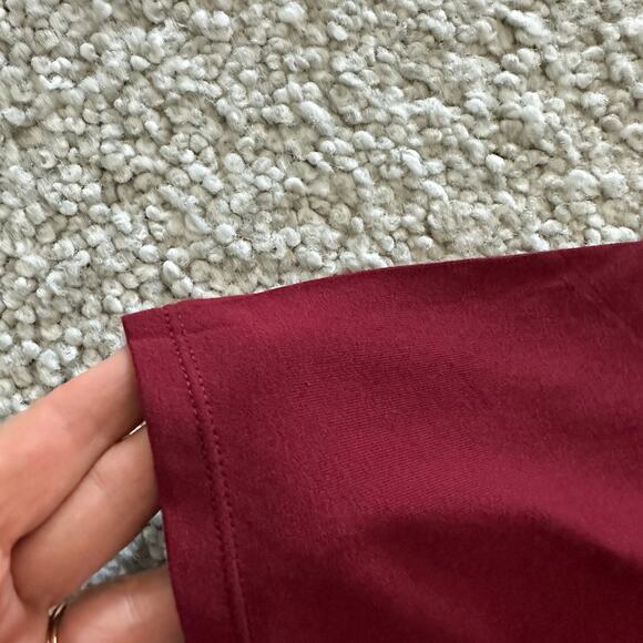 Men's YoungLA 403 ELITE TEE stretch quick dry, XL, NWT, Burgundy - Picture 7 of 8